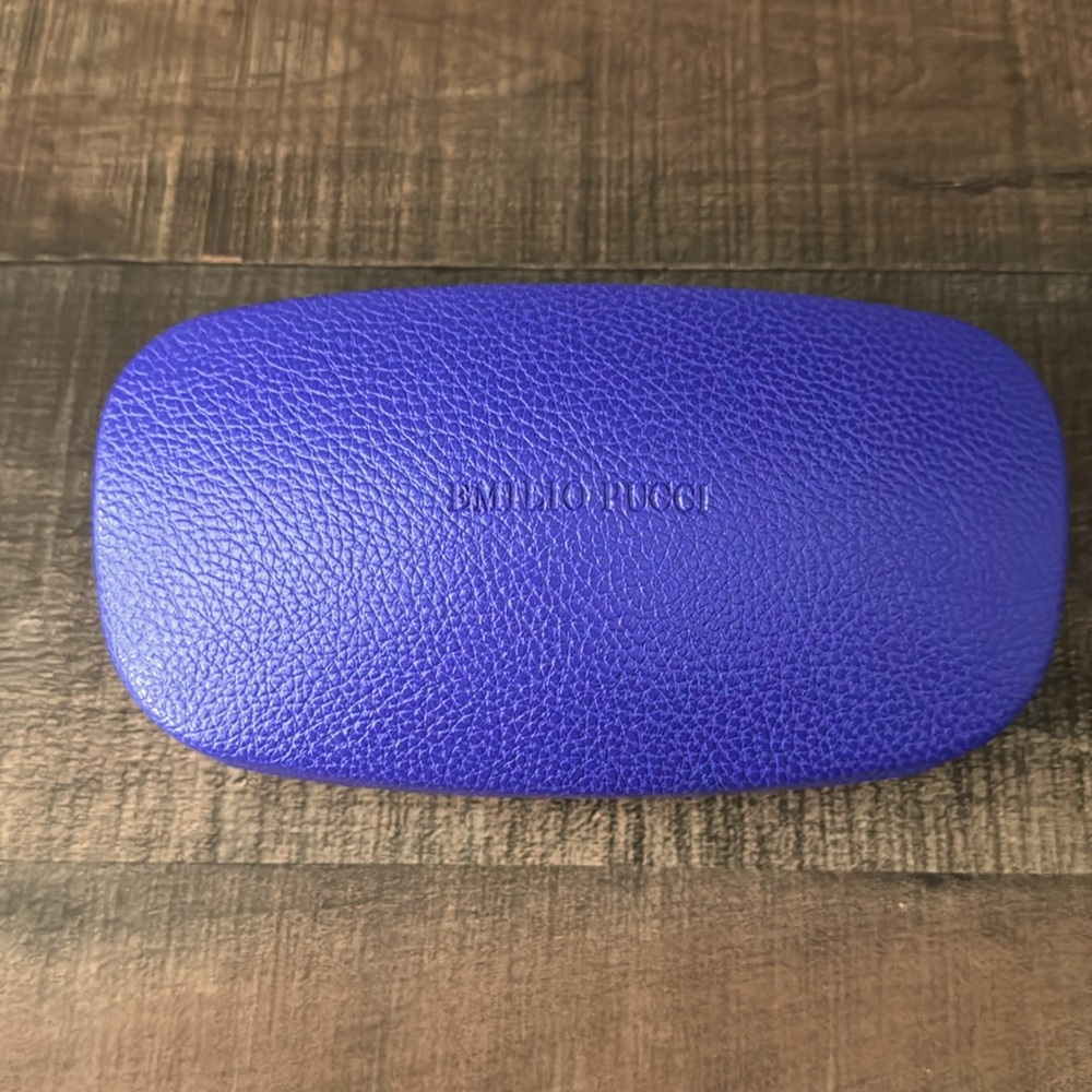 Emilio Pucci large purple Sunglasses eyeglass Case